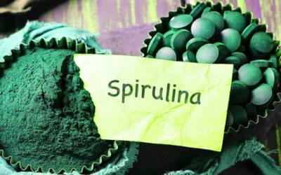 Anti-Aging smoothies with spirulina