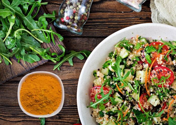 Anti-Aging Salad with Quinoa
